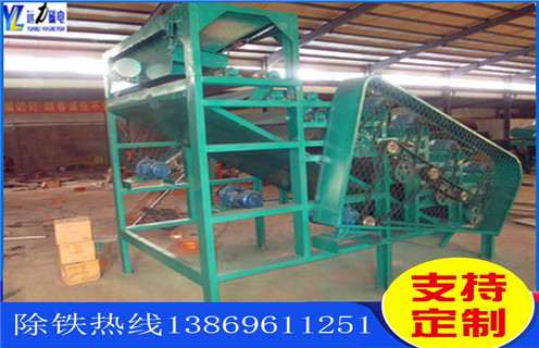 高壓輥磨磁選機(jī)，單傳動(dòng)高壓輥磨磁選機(jī)適合大企業(yè)生產(chǎn)_單傳動(dòng)輥壓磁選機(jī)打開新的破碎天地磁場(chǎng)一般為多少_磁塊如何排列